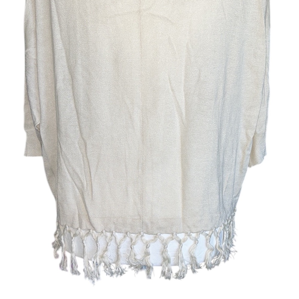 Roberta Roller Rabbit Ivory Silk & Cashmere Fring… - image 8